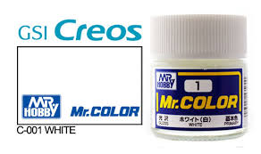 GSI MR HOBBY Gloss White 10ml Bottle C001 | The Model Emporium Hobby ...