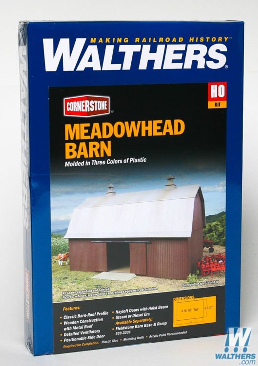walthers-933-3330-meadow-head-barn-kit-7-x-4-1-2-x-4-5-16-ho-scale